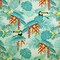 82% Nylon & 18% Spandex Toucans in Jungle Printed Spandex Fabric 55/56” Width